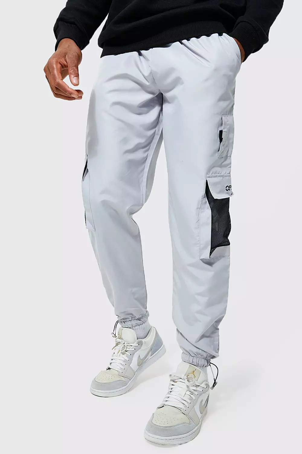 Mesh sales cargo trousers